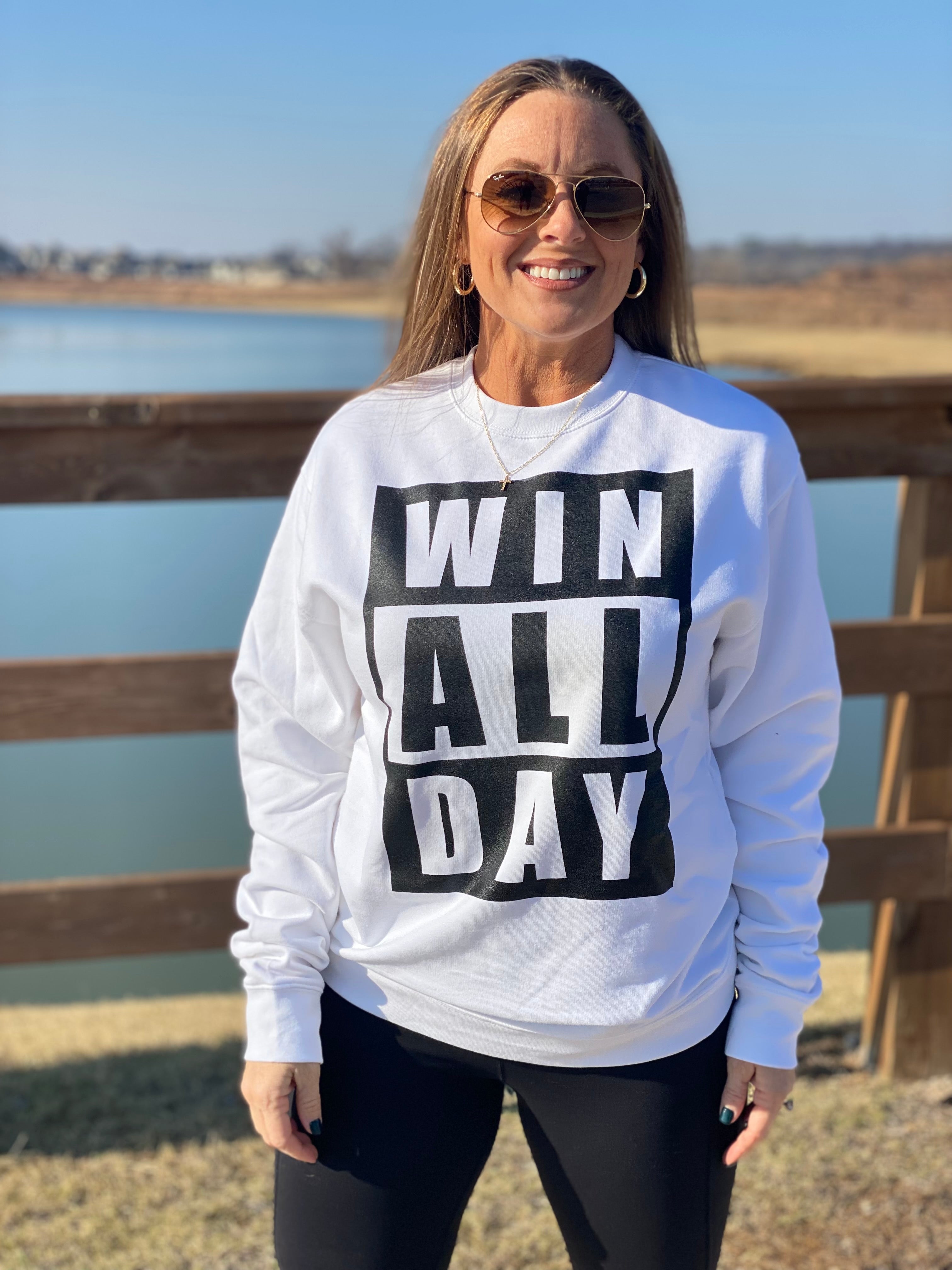 WIN ALL DAY - Unisex "Straight Outta" Crewneck Sweatshirt