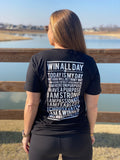 WIN ALL DAY - Unisex T-Shirt - Left Chest Logo